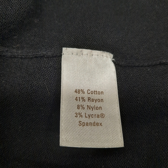 Caslon Black Sweater Tunic, Petite Large - Picture 5 of 6